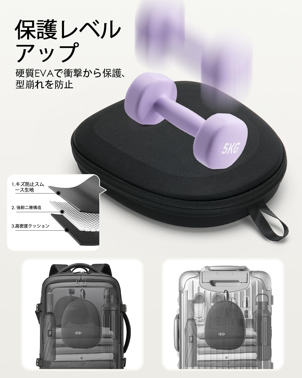 Amazon | 超薄型ヘッドホン収納ケース SONY・Soundcore・Bose・JBL